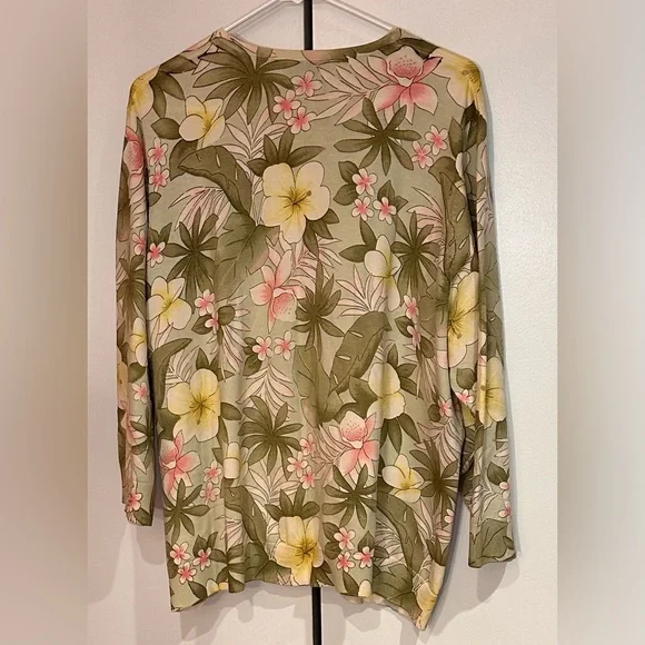 Pendleton Floral Sweater Cardigan - Picture 3 of 9